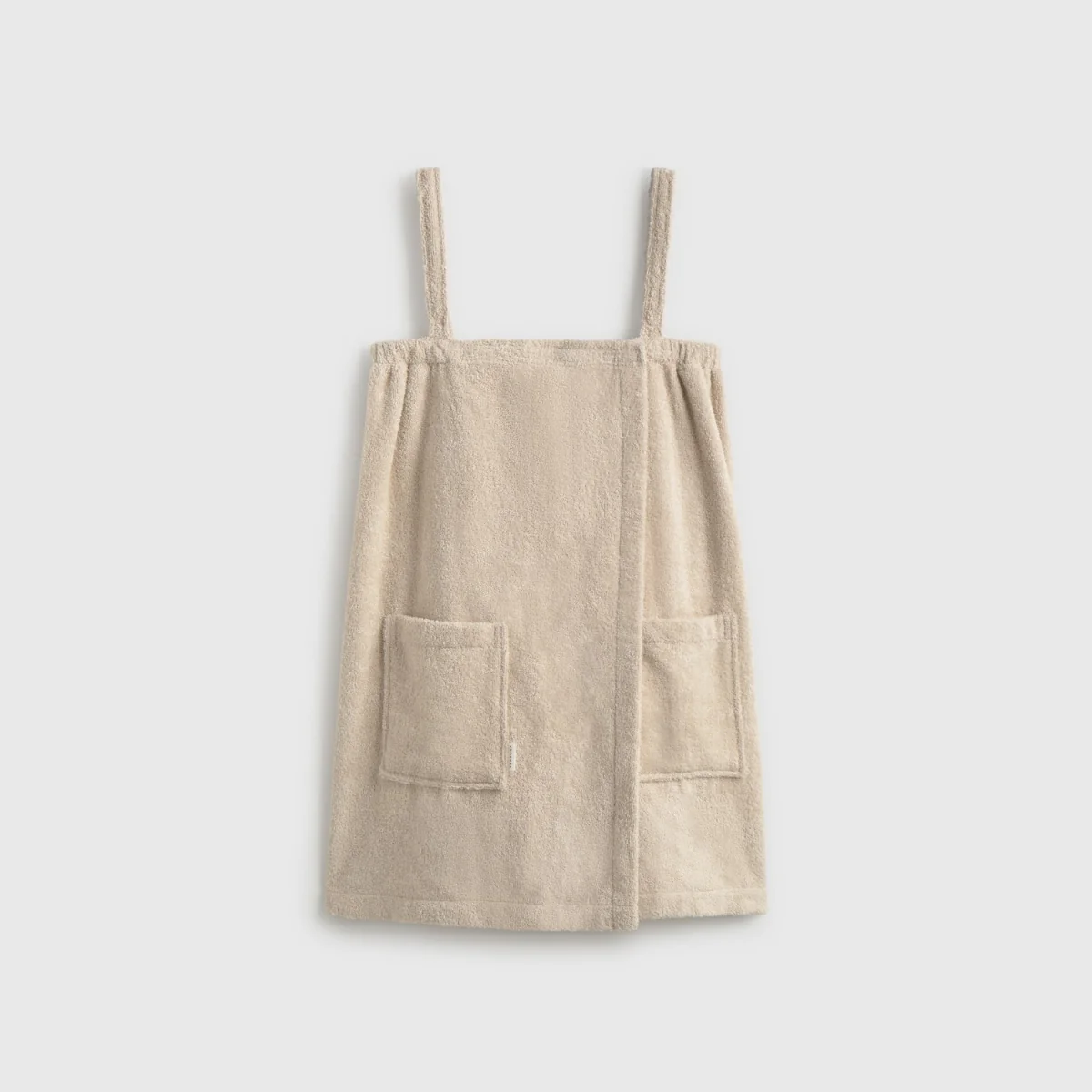Bata ducha rizo algodón con tirantes Bataspa
