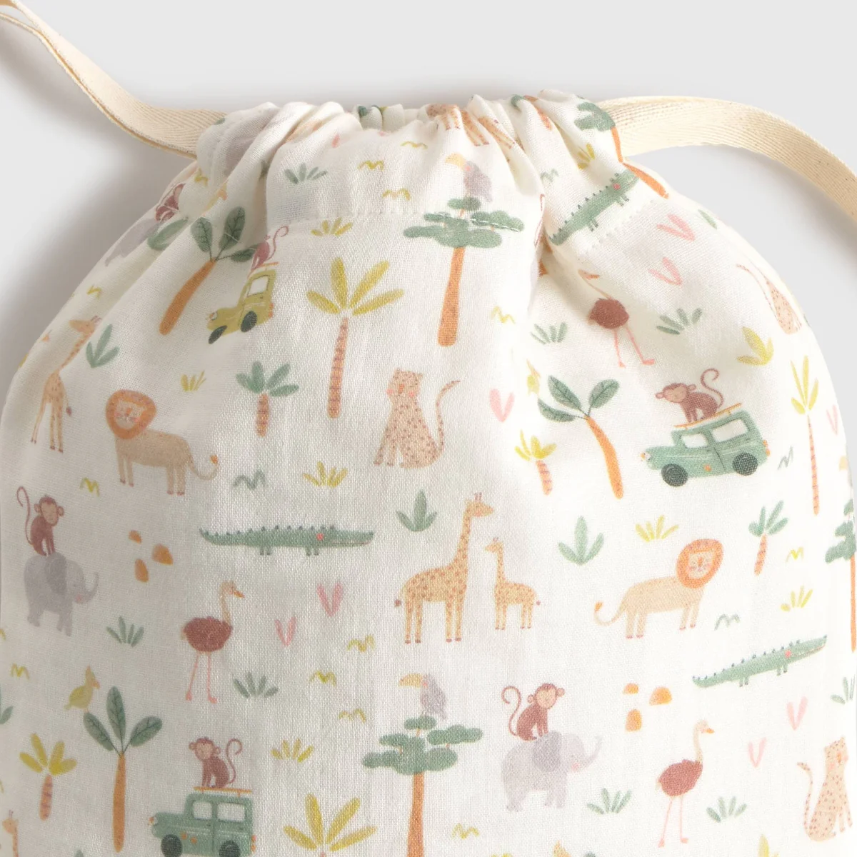 Bolsa algodón animales jungla - Image 3