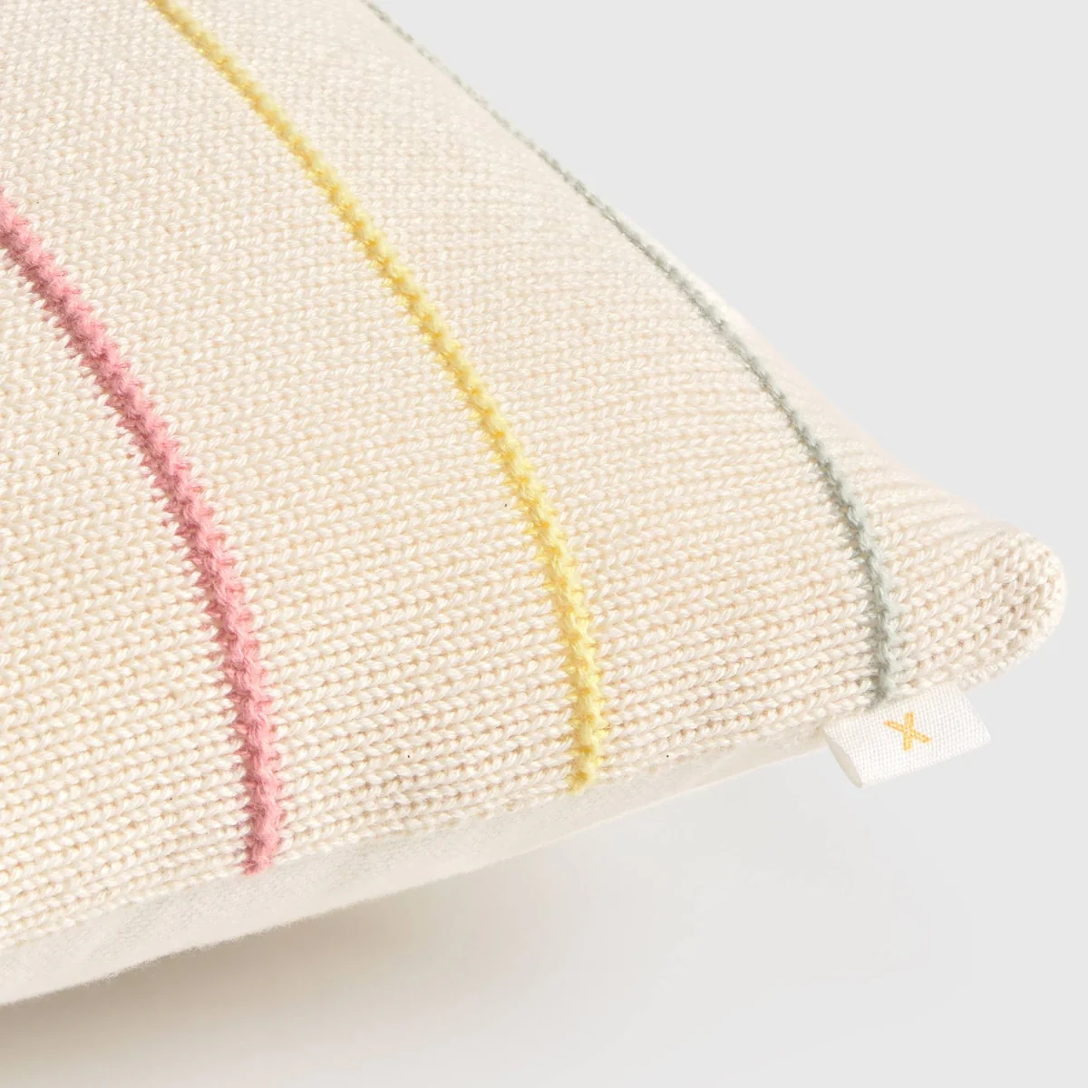 Cojín tricot algodón orgánico crochet decorativo - Image 2
