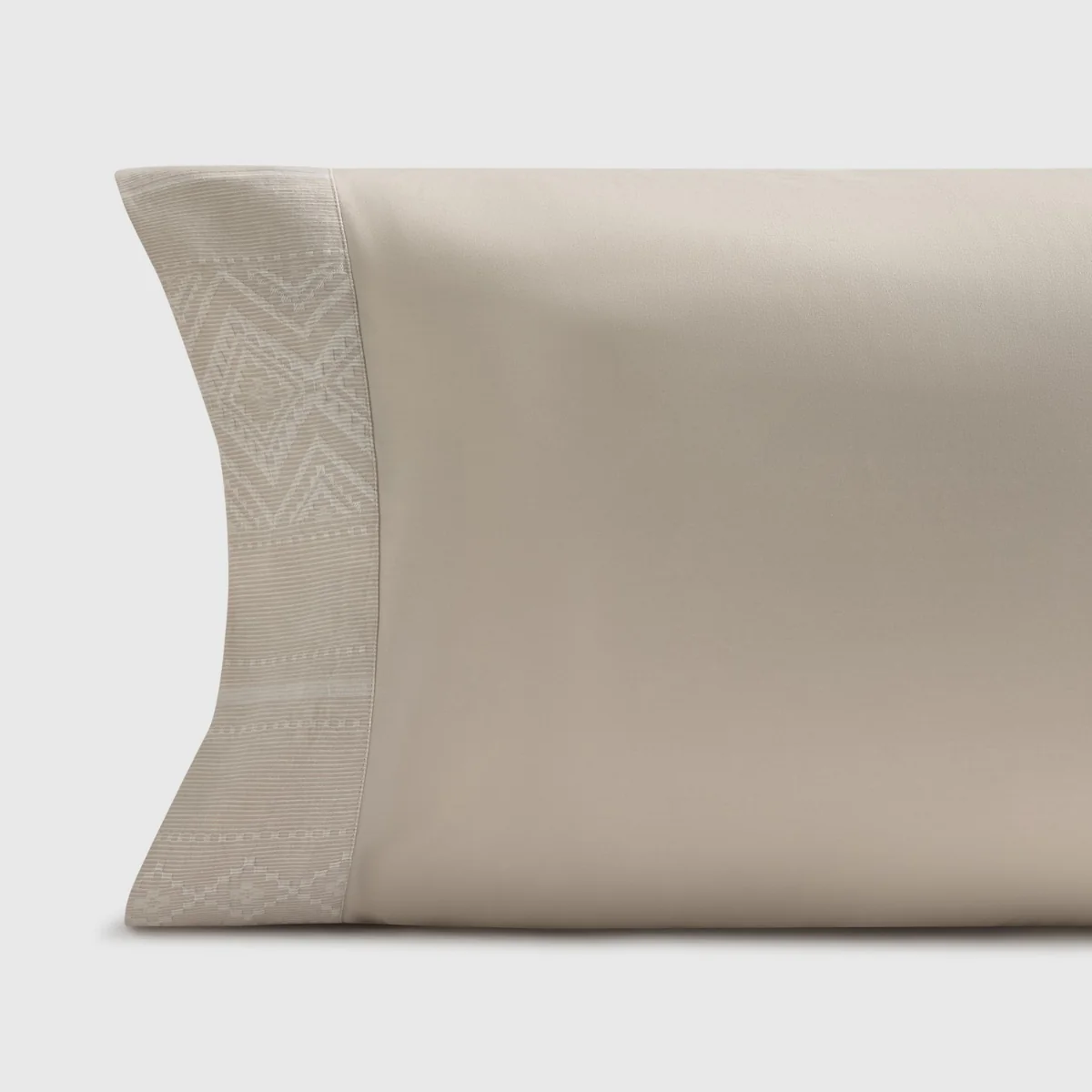 Funda de almohada algodón 180 hilos jacquard geométrico Rezig