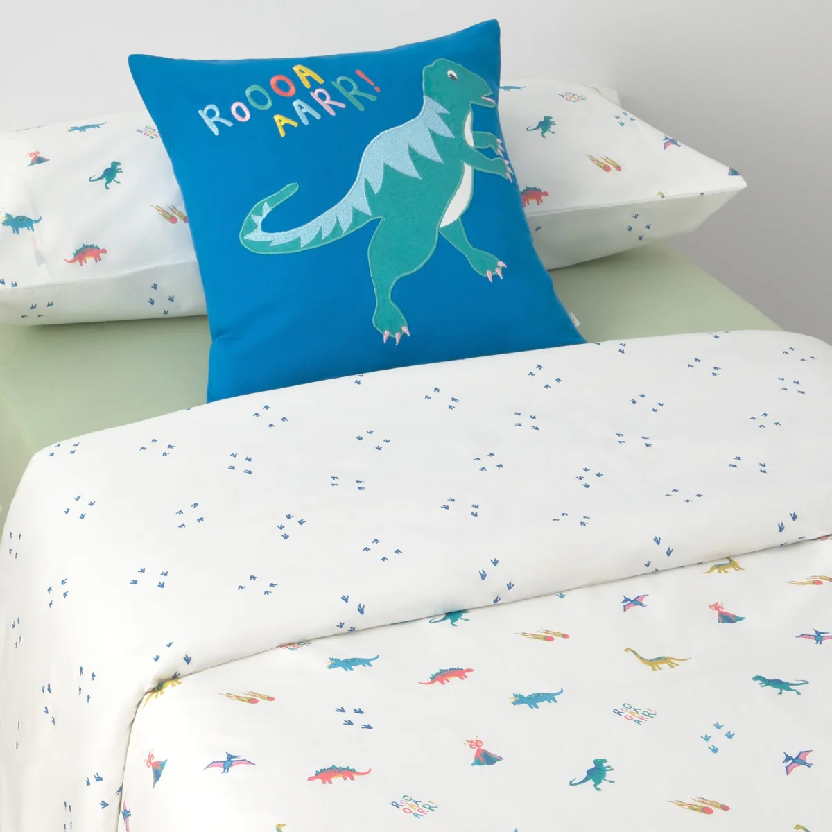 Set funda nórdica algodón percal 180 hilos dinosaurios Duno - Image 2