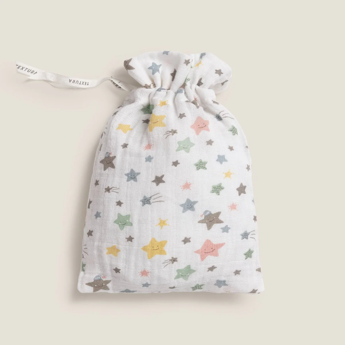 Muselina de algodón con estampado de estrellas Starfi - Image 4
