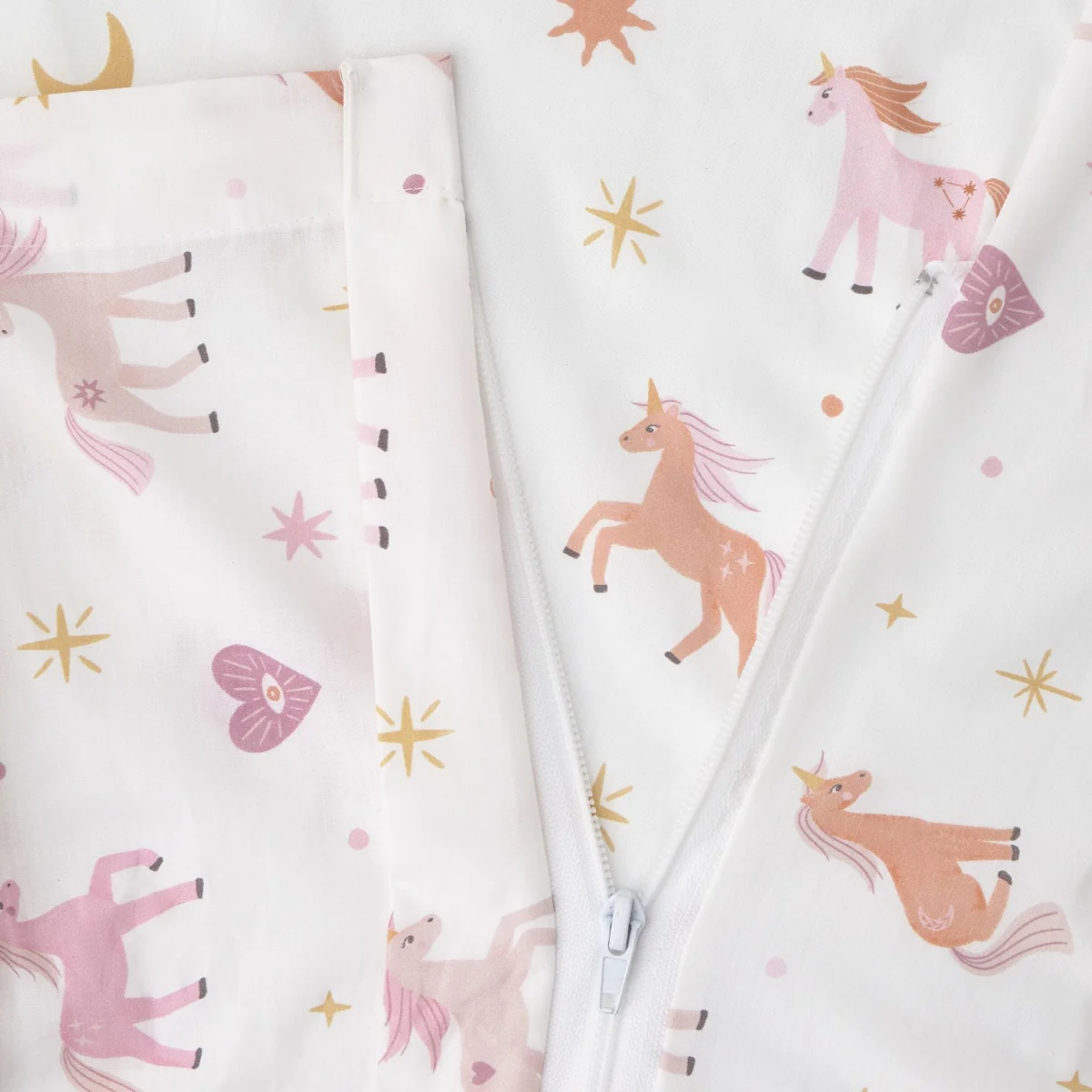 Saco nórdico algodón percal 180 hilos unicornios Unela - Image 3
