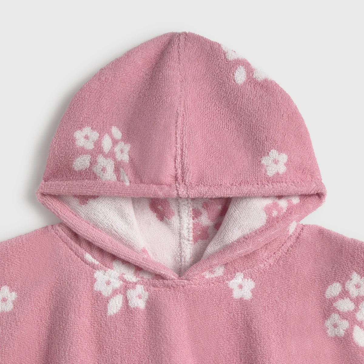 Toalla poncho algodón flores Florgri - Image 3