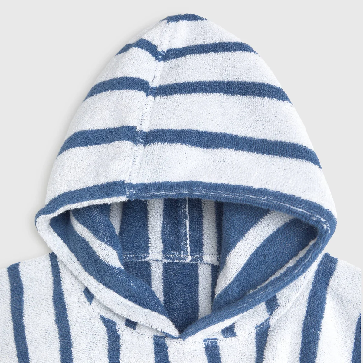 Toalla poncho algodón con rayas Pris - Image 3